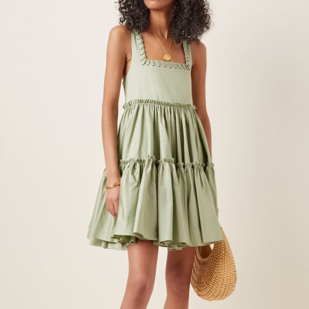 NWOT Aje Hushed Laced Mini Dress